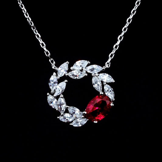 No.36[Garland] Real High Carbon Necklace with 925 Sterling Silver