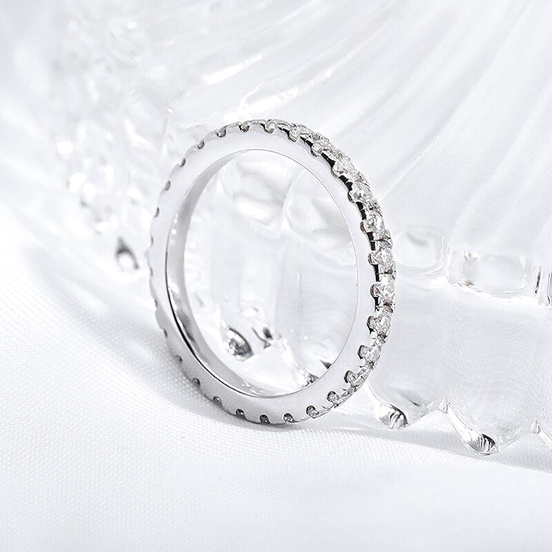 No.30[Perfection] Real Moissanite Ring with 925 Sterling Silver