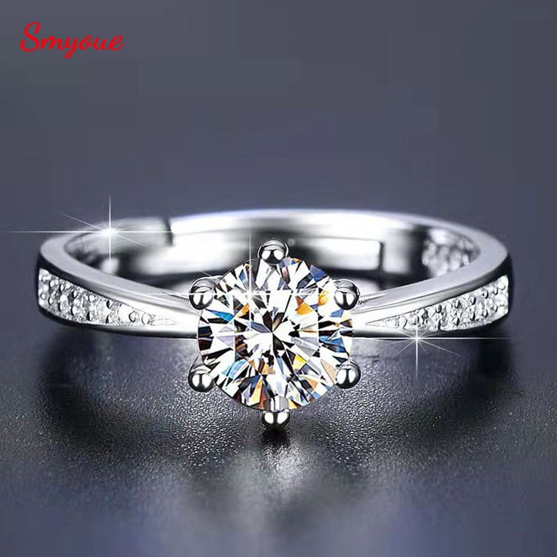No.1[Summer] Real Moissanite Ring with 925 Sterling Silver