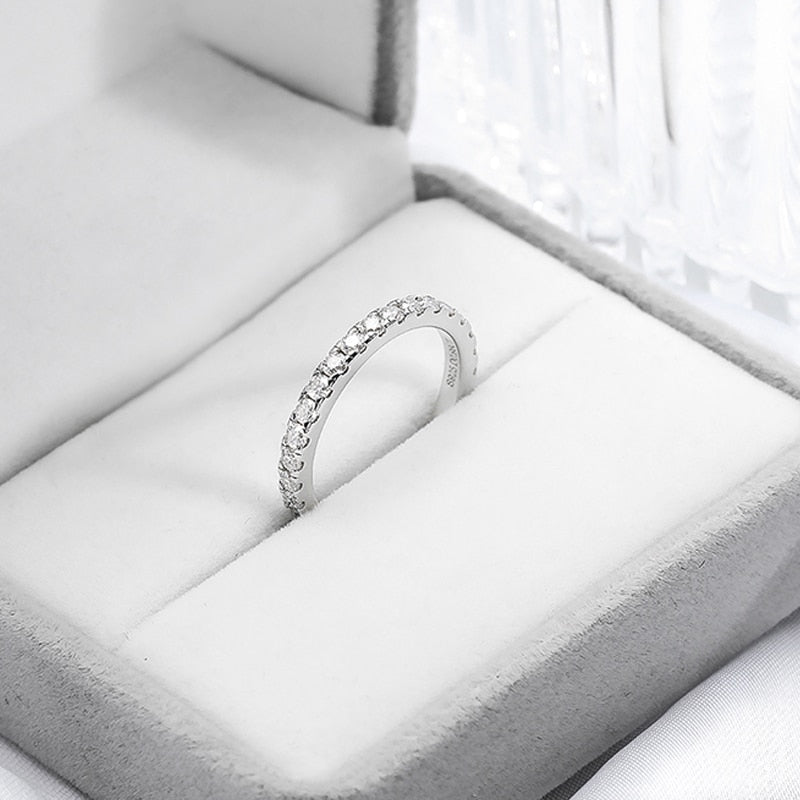 No.30[Perfection] Real Moissanite Ring with 925 Sterling Silver