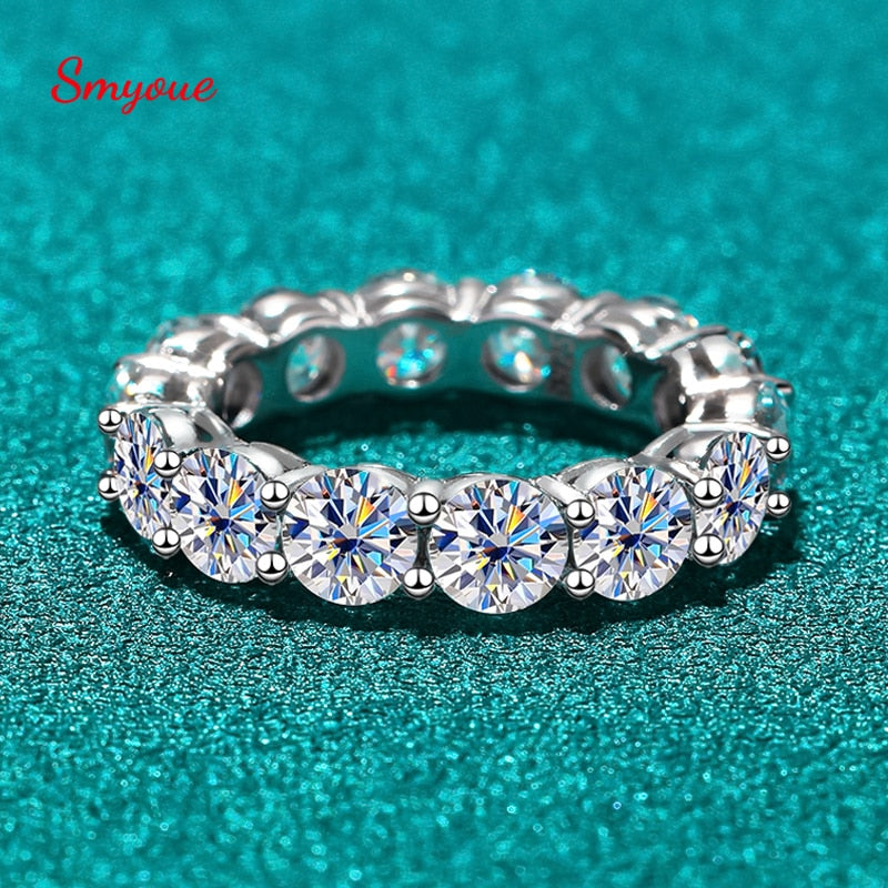 No.19[Cosmos] Real Moissanite Ring with 925 Sterling Silver
