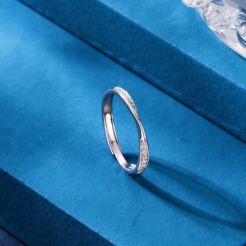 No.13[Ubito] Real Moissanite Rings with 925 Sterling Silver