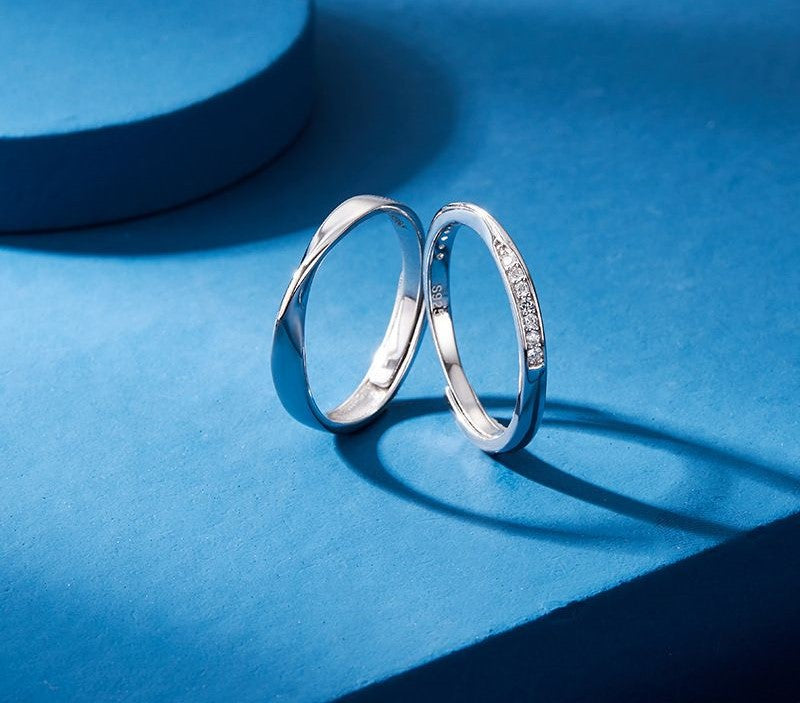 No.13[Ubito] Real Moissanite Rings with 925 Sterling Silver