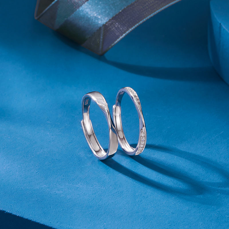 No.13[Ubito] Real Moissanite Rings with 925 Sterling Silver