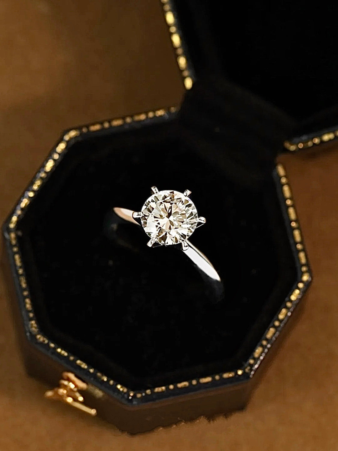 No.14[Legend] Real Moissanite Ring with 925 Sterling Silver