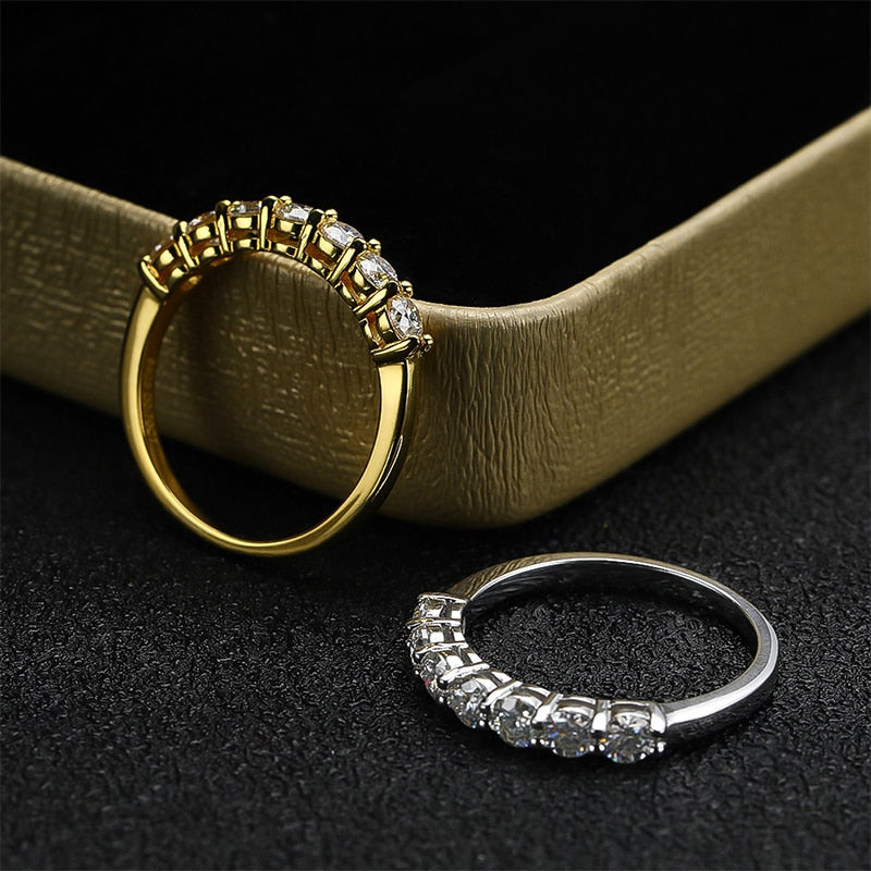 No.22[Elves] Real Moissanite Ring with 925 Sterling Silver