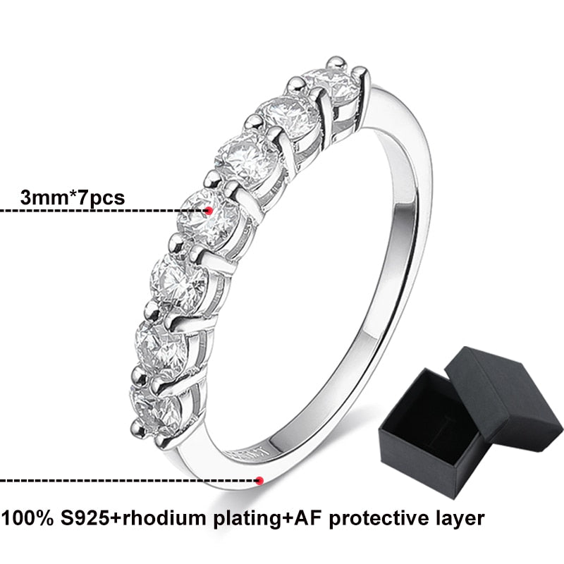 No.22[Elves] Real Moissanite Ring with 925 Sterling Silver