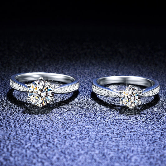 No.1[Summer] Real Moissanite Ring with 925 Sterling Silver